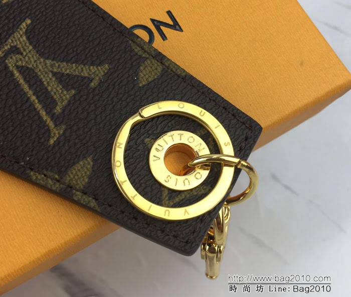 路易威登LV 頂級原單 M67916老花 ENCHAPPES 鑰匙扣 刻有路易威登品牌標識  ydh1043